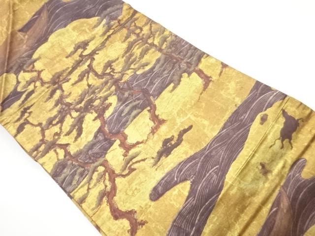 JAPANESE NAGOYA OBI / KINSAI / PINE